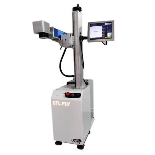 Vertical Fly Fiber Marking Machine - Color: Any Color