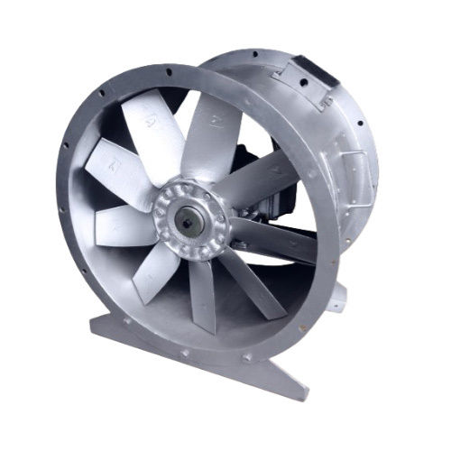 Axial Flow Fan - Electric, 220-240 Volt, Grey Color | High Air Flow Rate for Industrial Ventilation, Cooling, and Drying Applications with Warranty