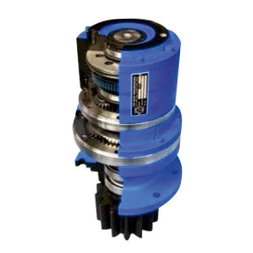 Slew Drive Gearbox - Color: Blue Paint Coated