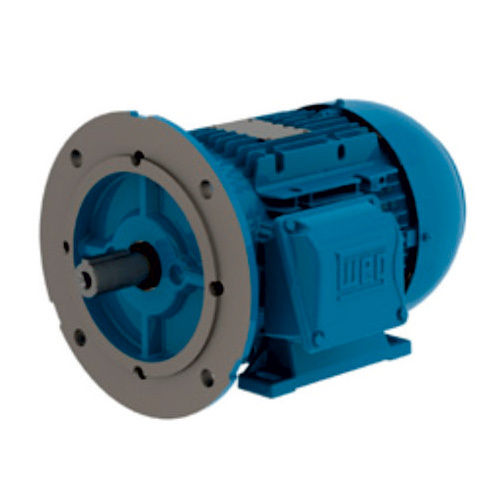 Tefc B5 D Flange Style Foot Mount - Color: Blue Paint Coated