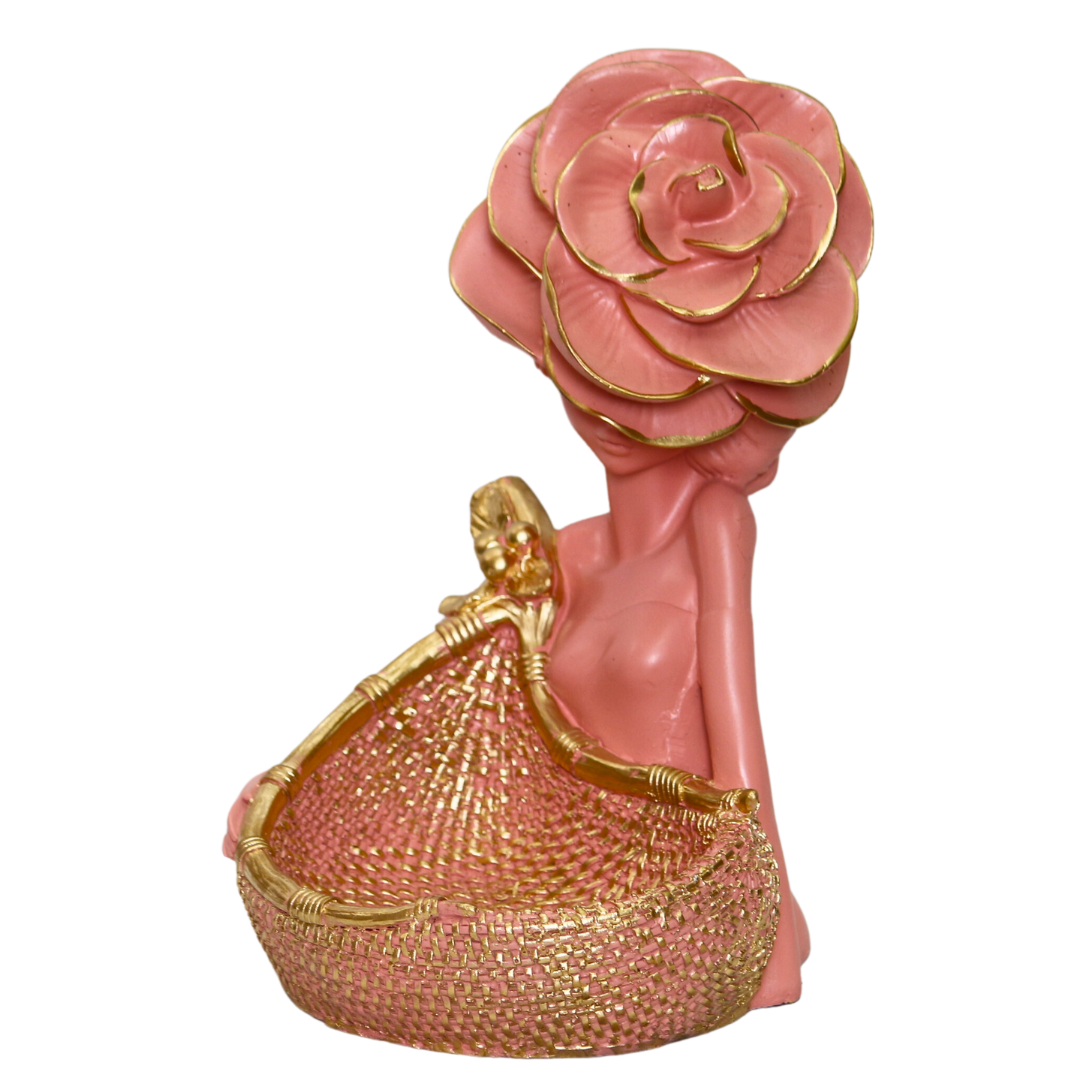 Polyresin Lady Statues - Color: Pink