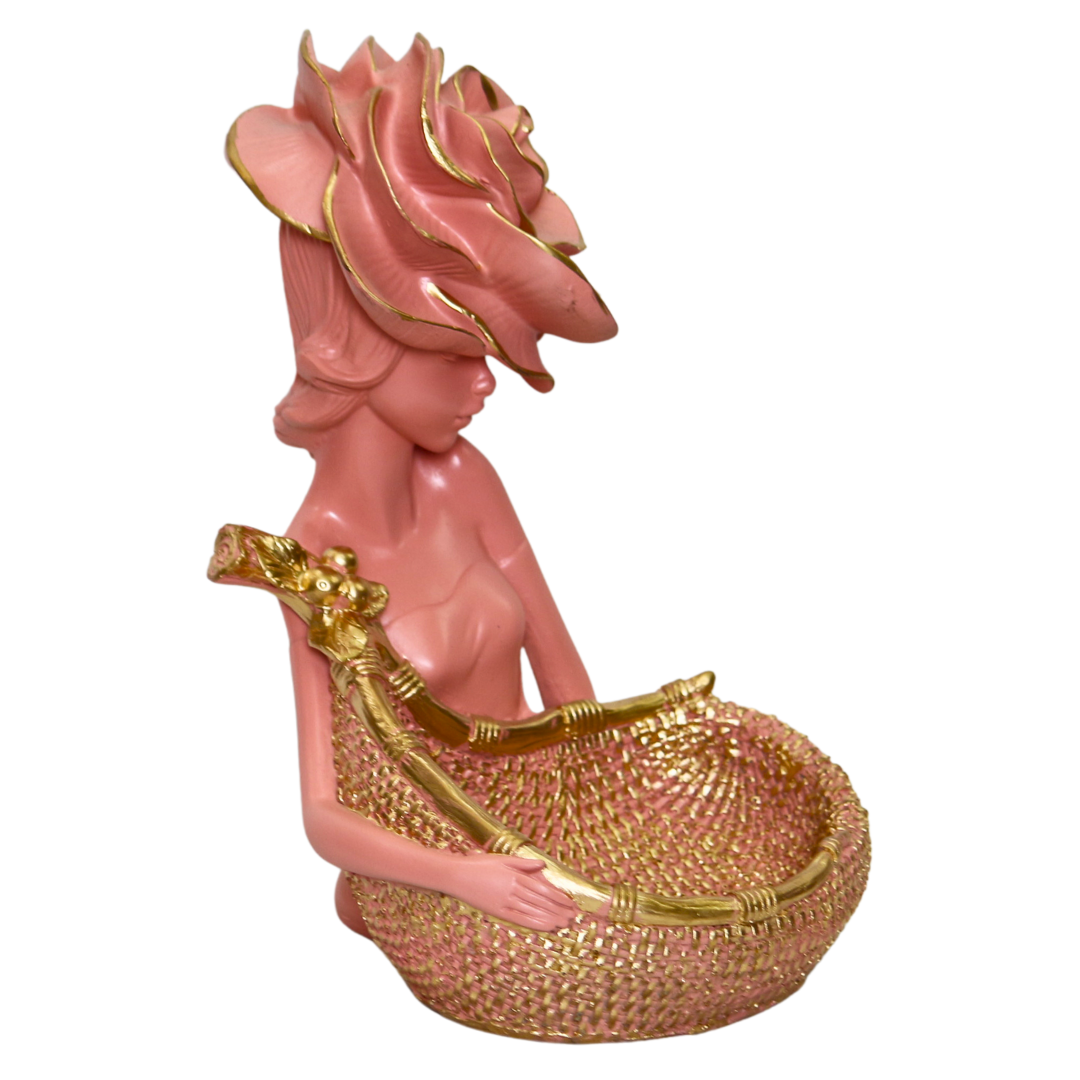 Polyresin Lady Statues - Color: Pink