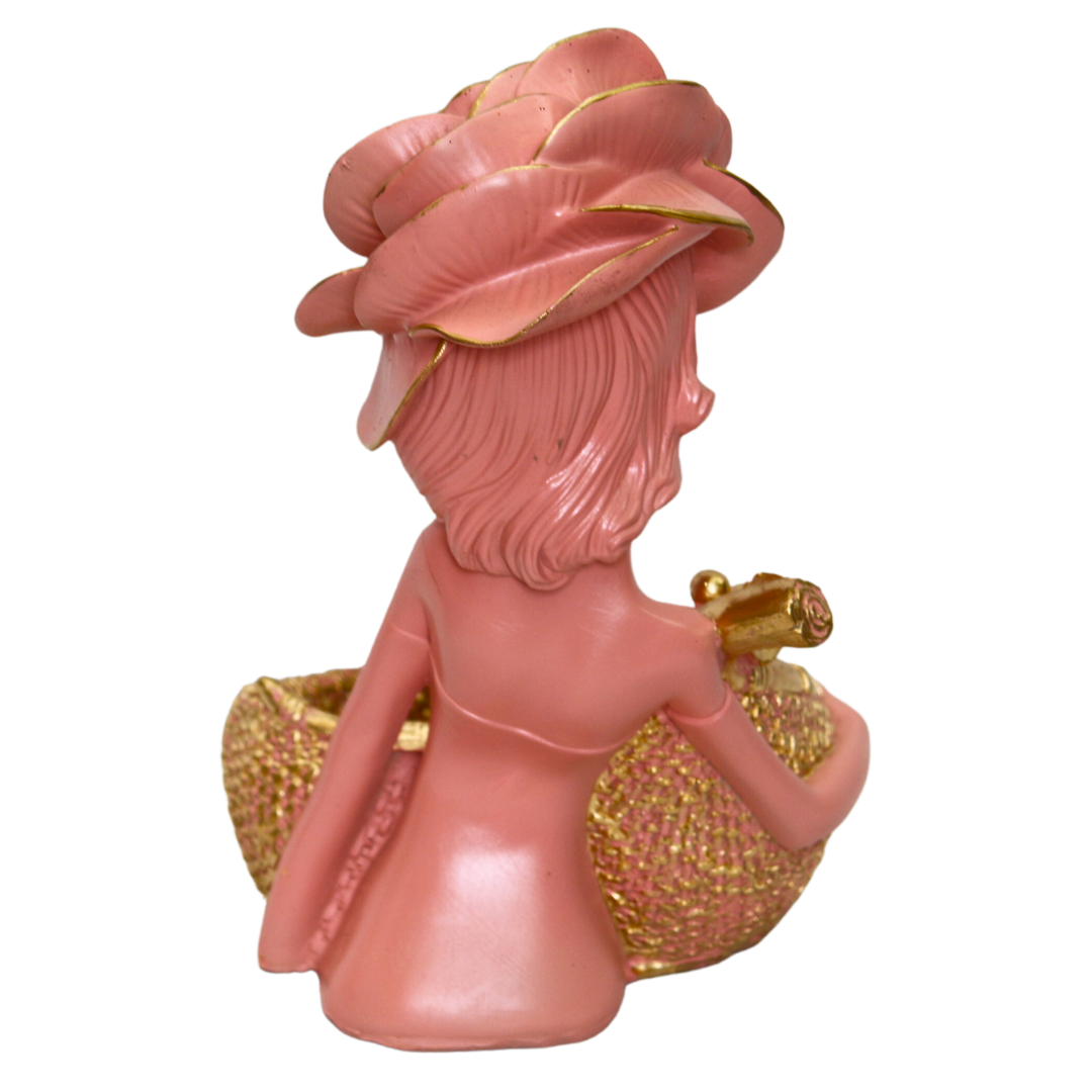 Polyresin Lady Statues - Color: Pink