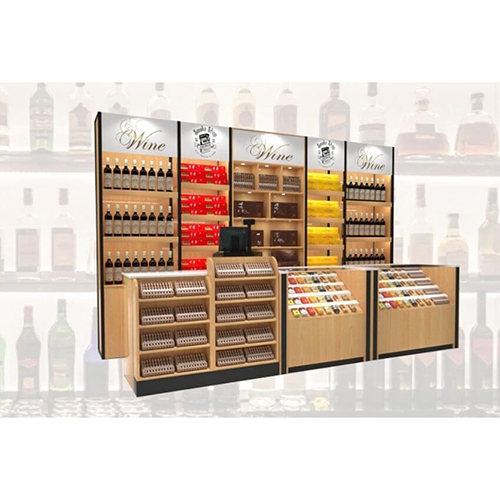 Hardwood Display Rack - Finish: Polished