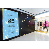 Interior Promotional Signage - Application: Advertisement