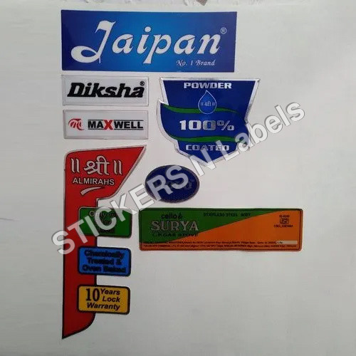 Pvc Label Stickers - Thickness: 0.5 - 5 Mm Millimeter (Mm)