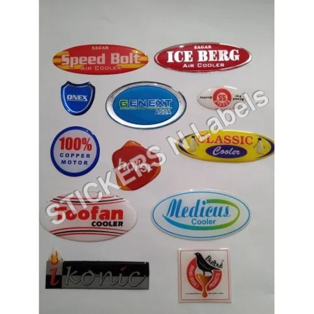 01_3D Dome Sticker - Thickness: Upto 2Mm Millimeter (Mm)