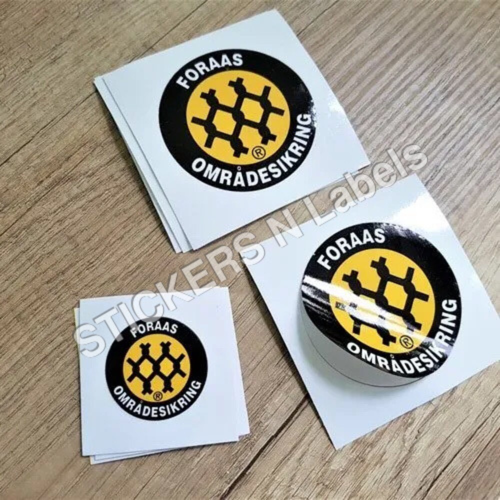 Round Printed Vinyl Stickers - Thickness: 0.5 - 5 Mm Millimeter (Mm)