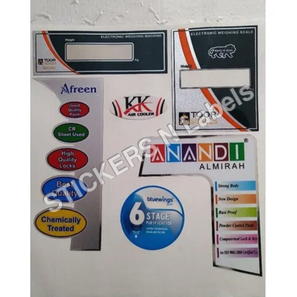 Polycarbonate Label Stickers - Thickness: 0.5 - 5 Mm Millimeter (Mm)
