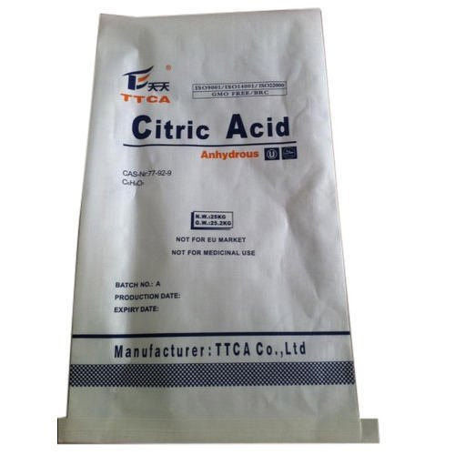 Anhydrous Citric Acid Ttca - Alcohol Content (%): 0%