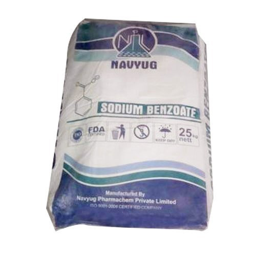 Navyug Food Grade Sodium Benzoate - Alcohol Content (%): 0%