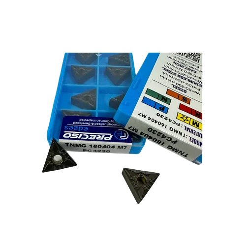 Tnmg Carbide Inserts - Black, CNC Machine Compatible | High-Precision Cutting Performance, Durable Material for Enhanced Longevity