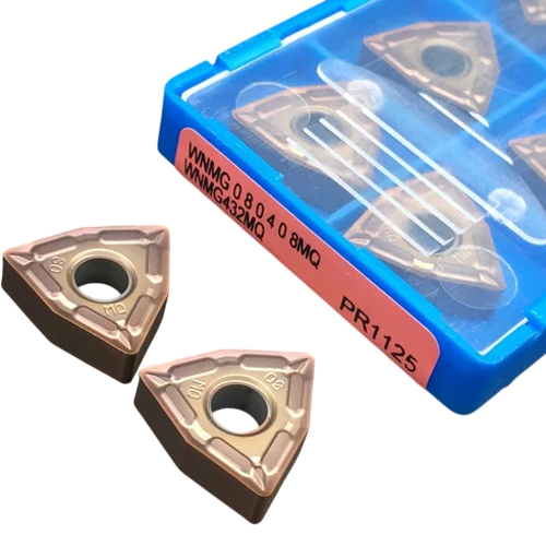 Kyocera Insert Cutting Tools - Carbide Material, CNC Machine Usage, Golden Finish | Precision Engineering for Optimal Performance