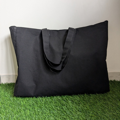 Black Cotton Box Bag - Color: Different Available