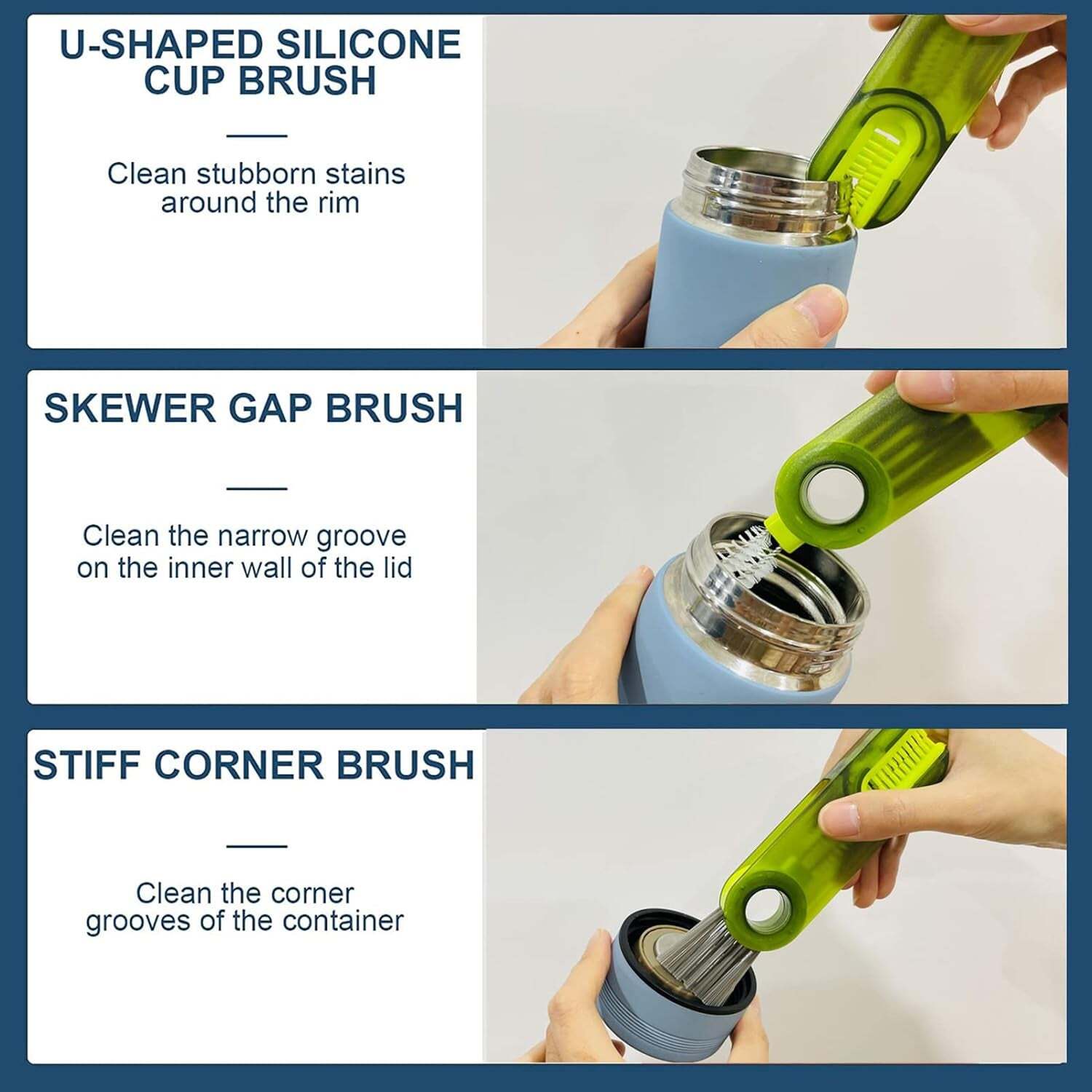 3 In 1 Multifunctional Cleaning Brushs