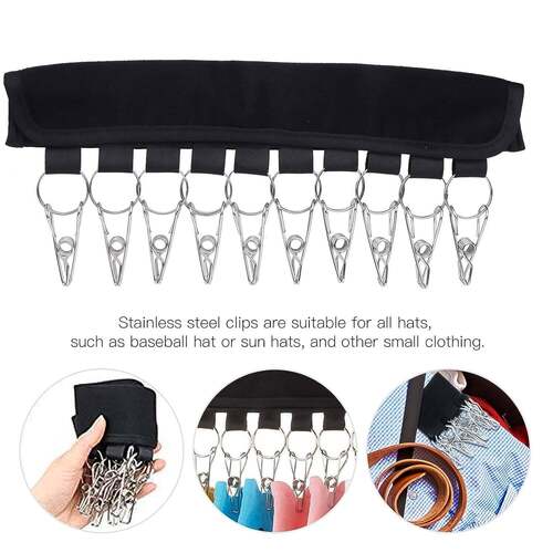 10 Clip Folding Clothes Hangers