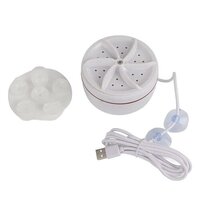 Mitsico Mini Washing Machine Foldable For Travel Business Trip, Automatic Cycle Usb Power Portable Clothes Washing Machines For Socks Underpant - Cavity Quantity: Single
