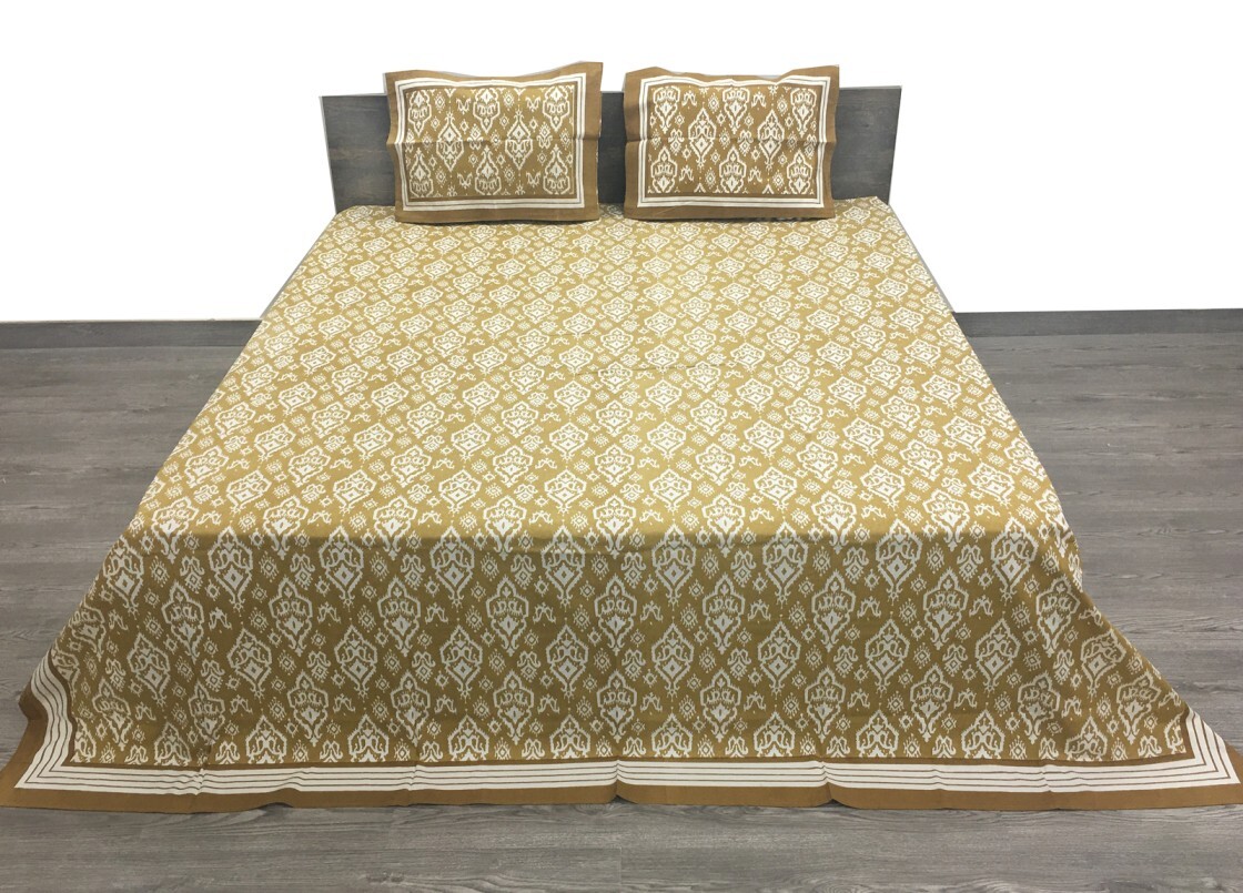 Nirvana Screen Printed Bedsheet