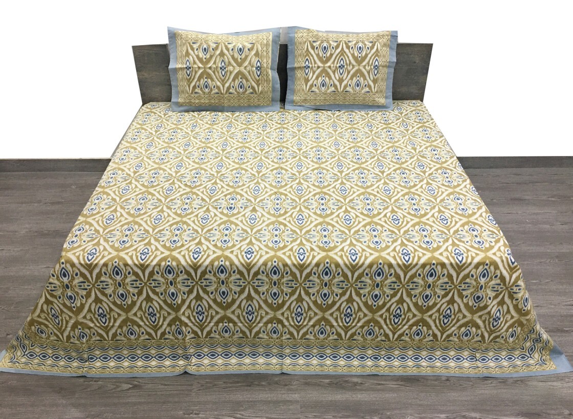 Nirvana Screen Printed Bedsheet