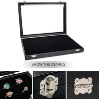 Ring Holder Organizer Box, Jewelry Ring Display CaseS
