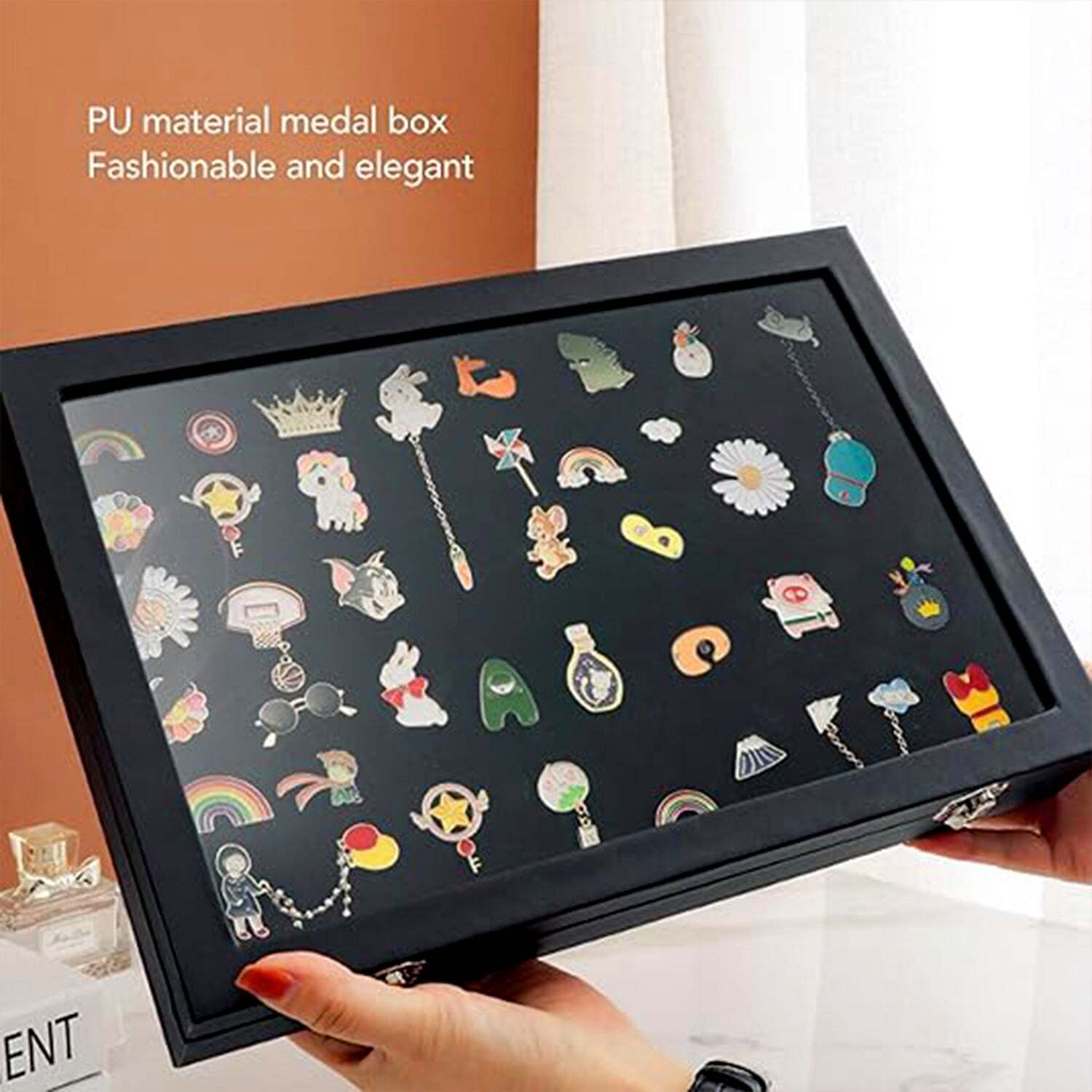 Ring Holder Organizer Box, Jewelry Ring Display CaseS