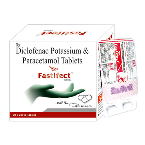 Diclofenac Potassium And Paracetamol Tablets