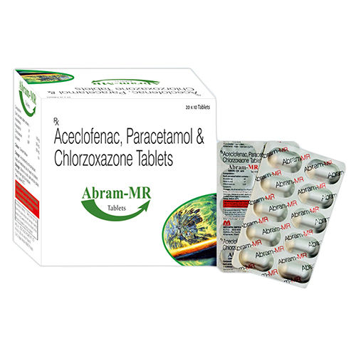 Aceclofenac Paracetamol And Chlorzoxazone Tablets