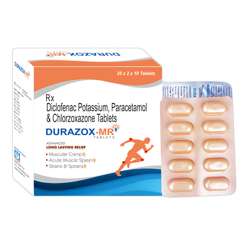 Diclofenac Potassium Paracetamol And Chlorzoxazone Tablets