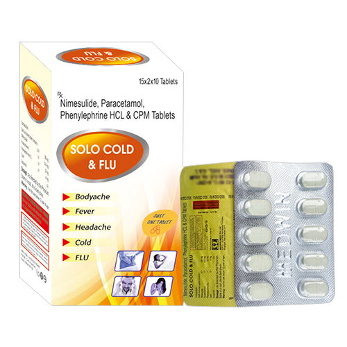 Nimesulide Paracetamol Phenylephrine HCL And CPM Tablets