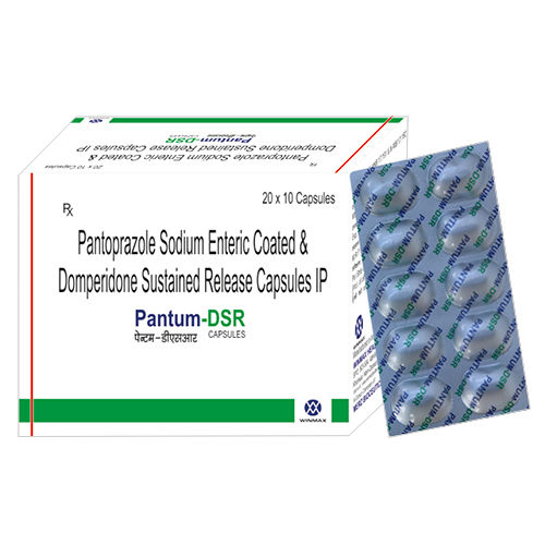 Pantoprazole Sodium Enteric Coated And Domperidone Sustained Release Capsules IP