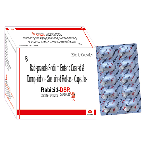 Rabeprazole Sodium Enteric Coated And Domperidone Sustained Release Capsules