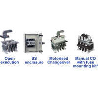 Changeover Switch Disconnector - Abs Material, Standard Size , White Finish, 220-440 Volt Max Voltage