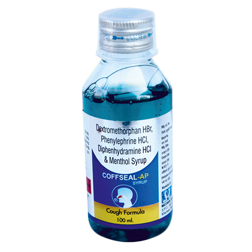 100 ML Dextomethorphan Hbr Diphenydramine HCL And Menthol Syrup