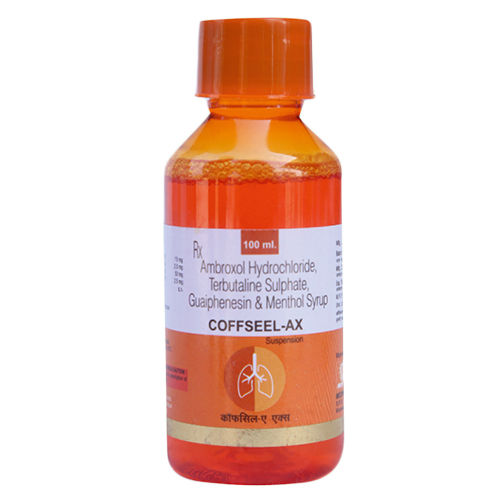 100 Ml Ambroxol Hydrochloride Guaiphenesin And Menthol Syrup - Dosage Form: Liquid