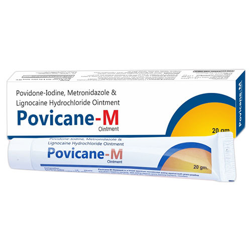 20 GM Povidone-Iodine Metronidazole And Lignocaine Hydrochloride Ointment