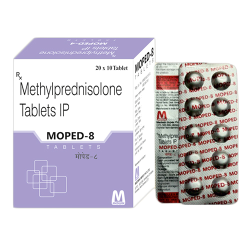 8 MG Methylprednisolone Tablets IP