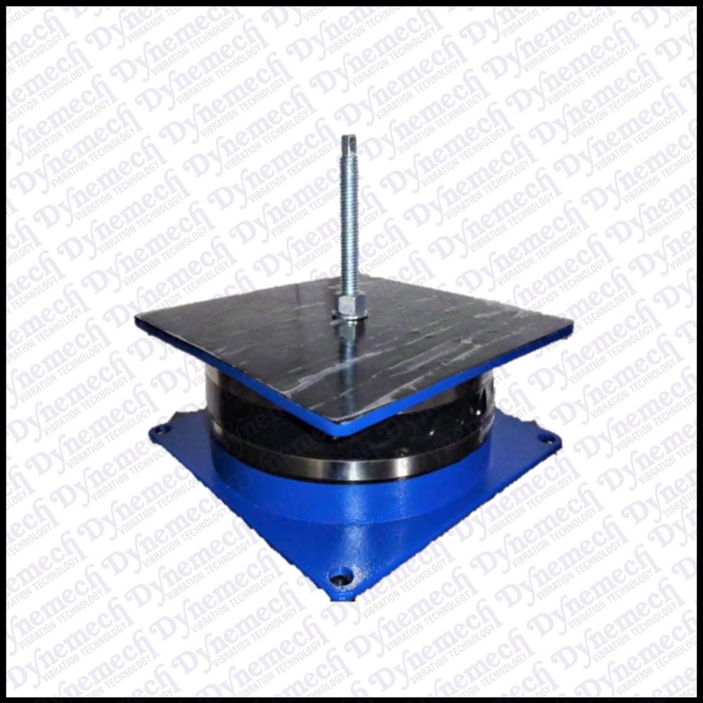 Spring Isolator With Safety Viscous Damping, Series-rfd-rt-sp2 - Color: Green