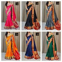 Silk Saree Wedding Special - Color: As Per Image