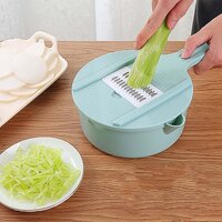 Vegetable Choppers with Drain Basket | 6 in 1 Vegetable Slicer Bladess