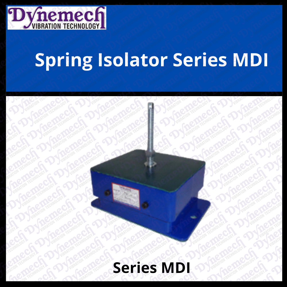Combination Spring And Vibration Damper Isolators Series-mdi - Color: Blue
