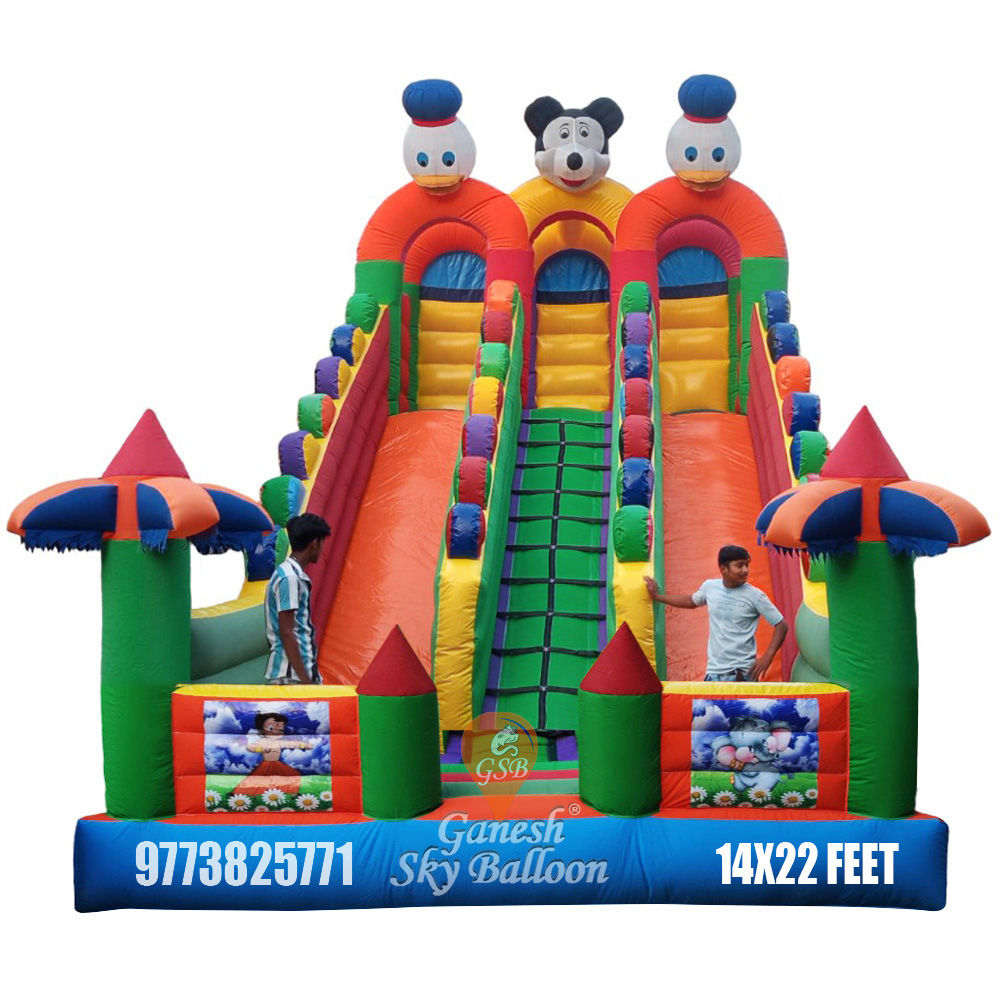 14x22 Feet Inflatable Slide Bouncy