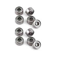 Mini Ball Bearings - Mild Steel, 15 mm Size, 10 mm Bore Size, Silver Color | Deep Groove Type, Perfect for Industrial Applications