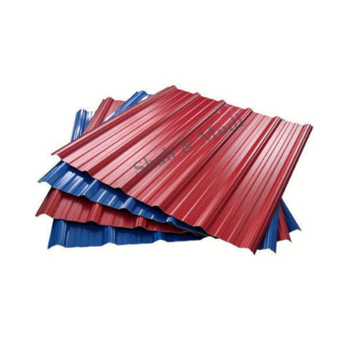 Color Coated Corrugated Sheet - Material: Stainless Steel