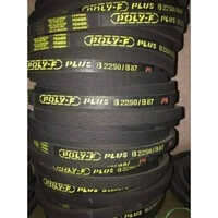 Fenner Poly F Plus V Belt - Rubber, 3 Meter Length, Black Color, 40 Degree Angle | High Performance For Industrial Power Transmission