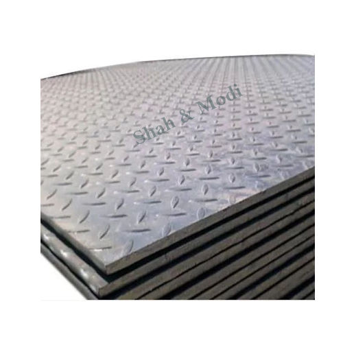 1250X5000X2Mm Ms Chequered Plate - Finish: Polished