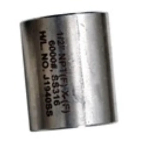 Ibr Non Ibr - Npt(F) X Npt(F) Connector - Color: Silver