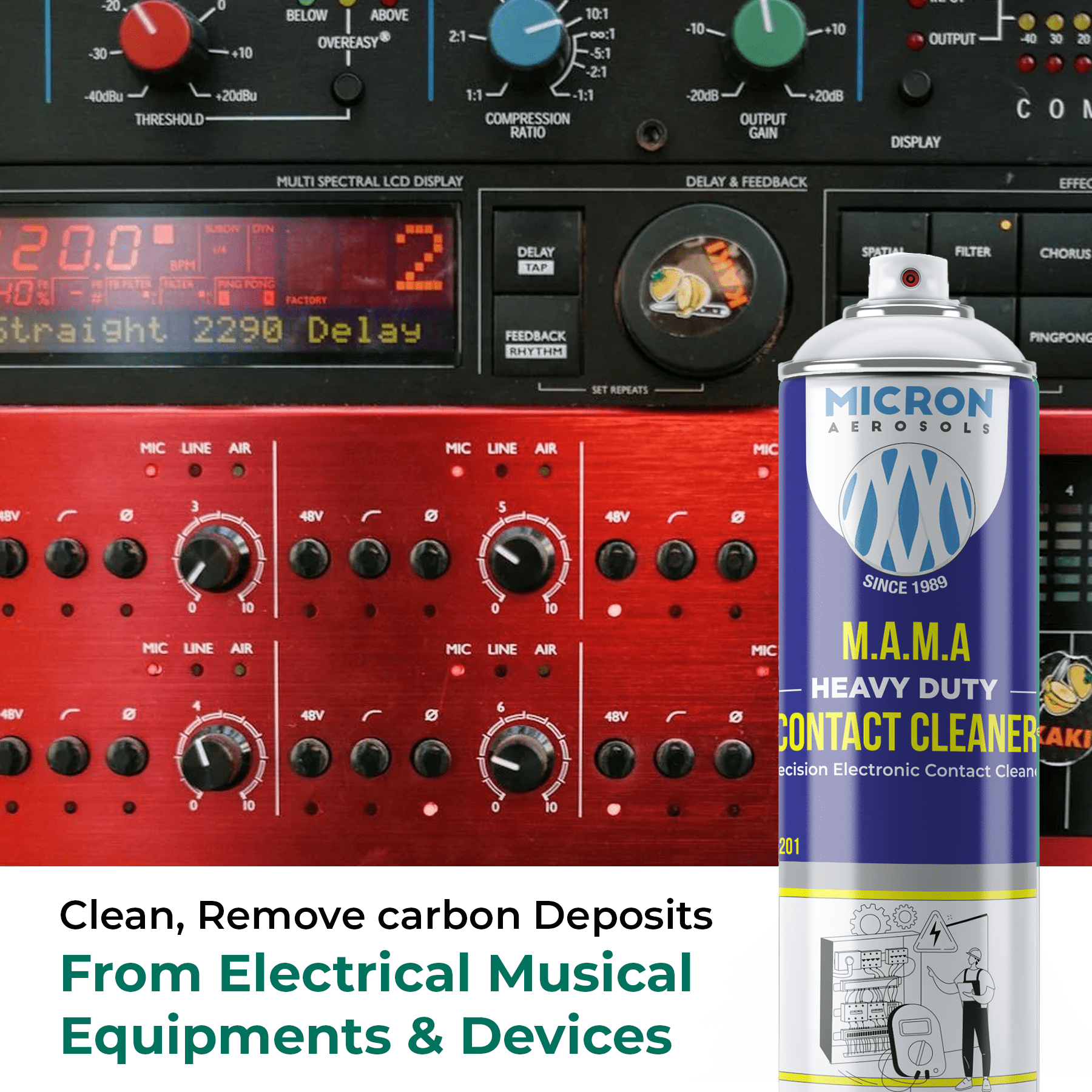 Electrical Contact Cleaner - Color: Clear