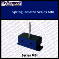 High-capacity Spring-fluid Vibration Damping Units Series: Mbi - Color: Blue