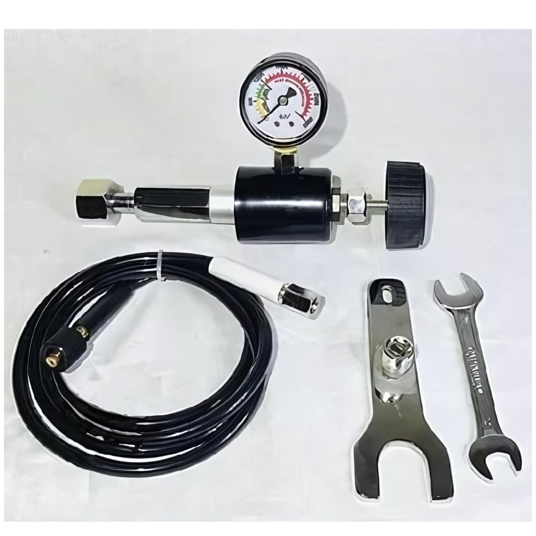 Co2 Conversion Kit - Durable Brass Components | Enhanced Performance With Adapters, Hoses, And Regulators For Airguns And Paintball Markers