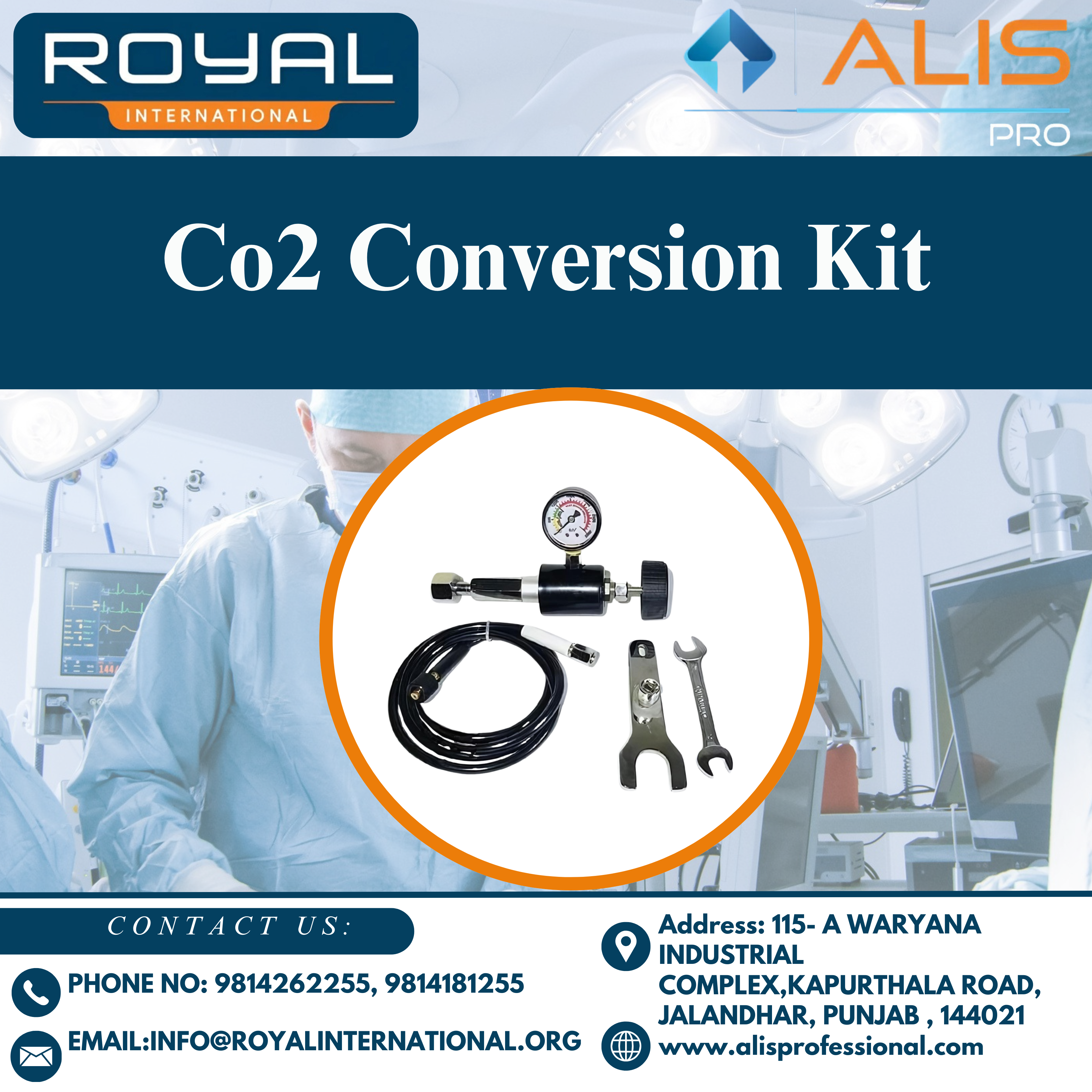 Co2 Conversion Kit - Durable Brass Components | Enhanced Performance With Adapters, Hoses, And Regulators For Airguns And Paintball Markers